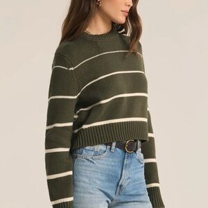 Z Supply Green Malin Sweater